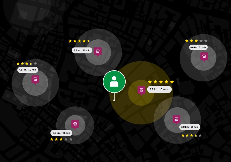 ข้อมูลแผนที่ location content