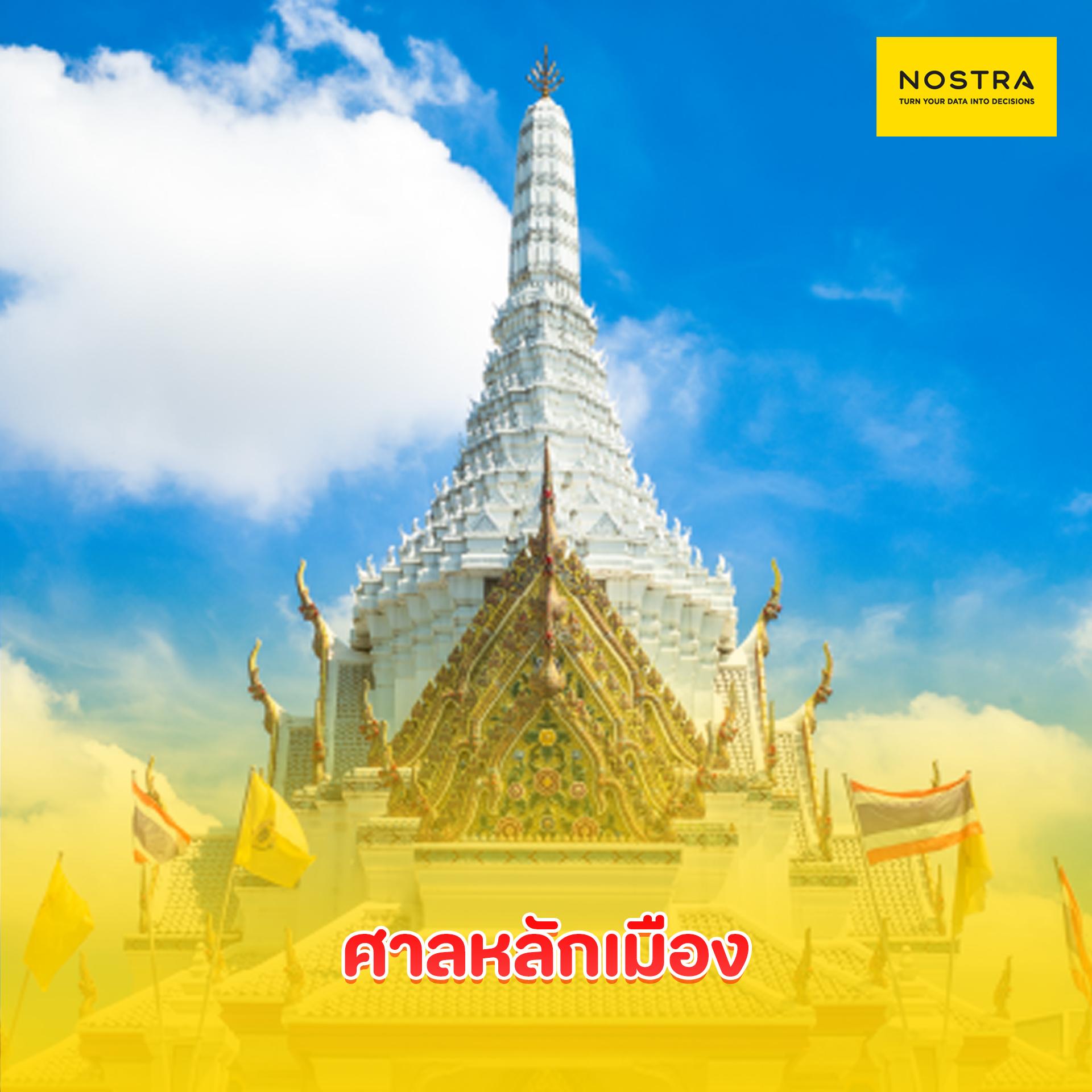 แผนที่ นำทาง ศาลหลักเมือง